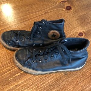 CONVERSE LEATHER ALL STAR HI TOPS